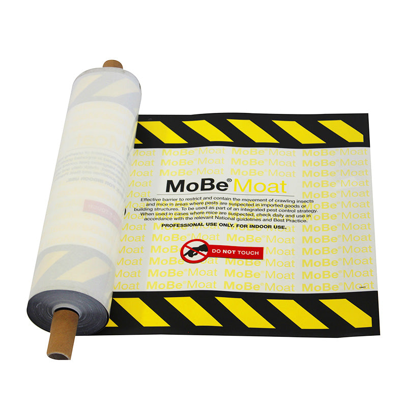 Mobe Moat 18 Meter Kleberolle für Paletten Quarantäne Maßnahmen